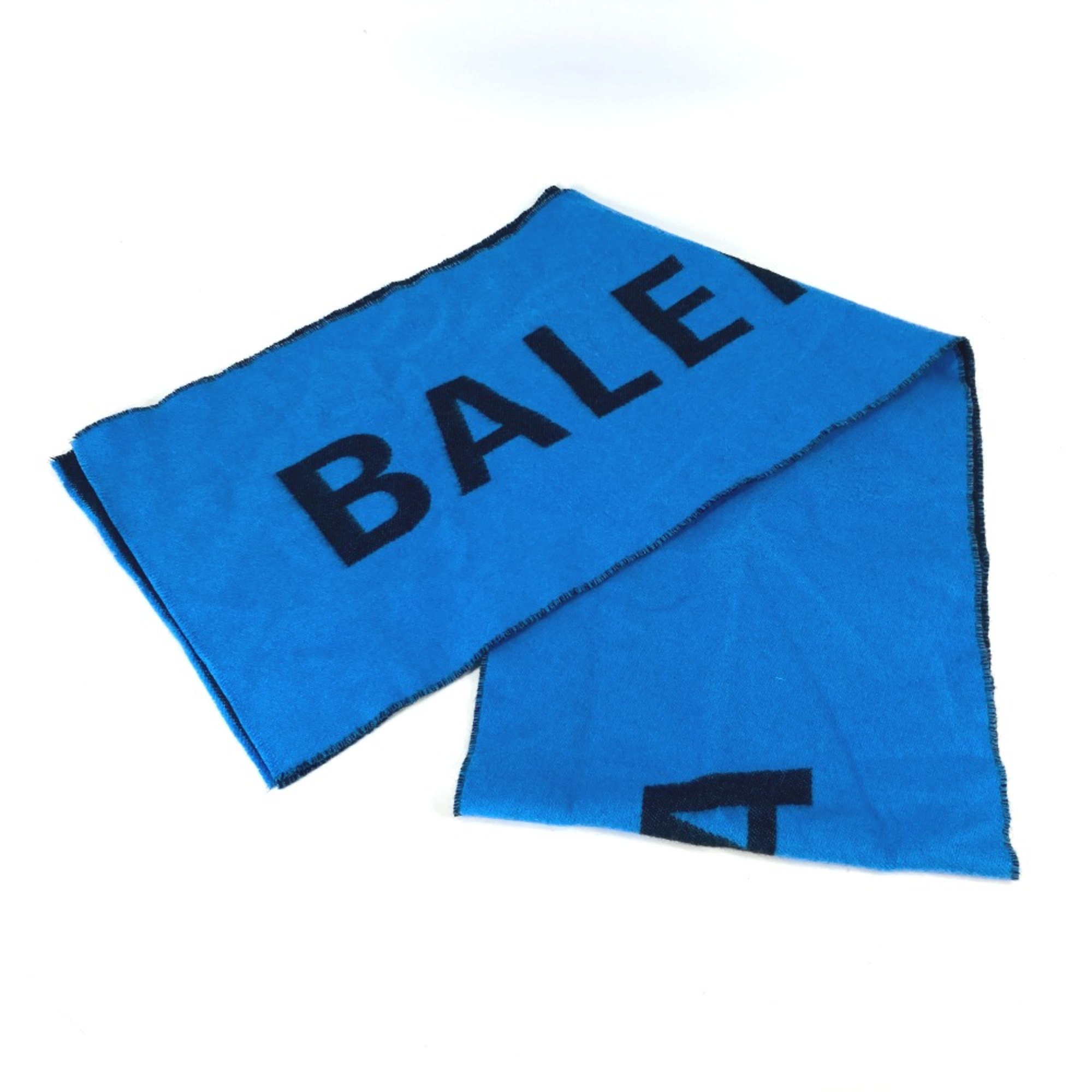 Balenciaga Bicolor Scarf blue Black