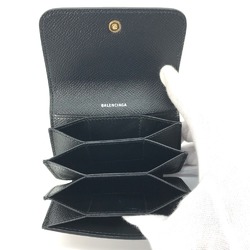 Balenciaga 594225 Wallet Business Card Holder Pass Case Card Case Black