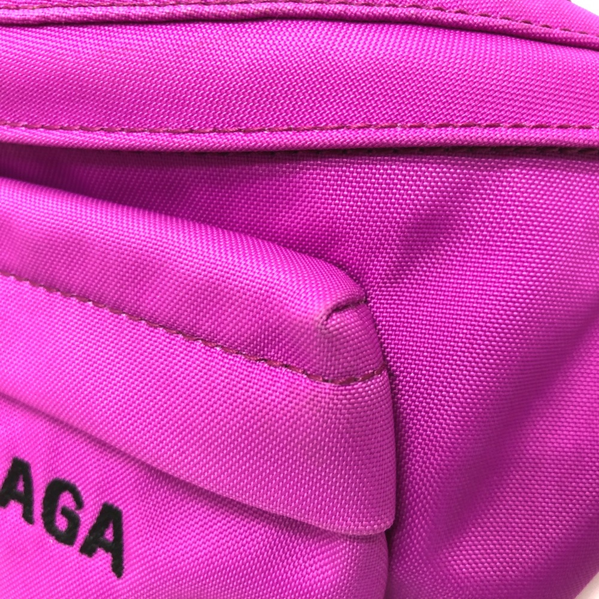 Balenciaga 569978 logo body bag purple