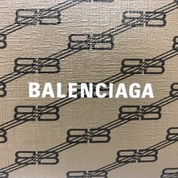 Balenciaga 644432 logo Pochette bag Clutch bag Brown GoldHardware