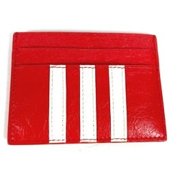 Balenciaga 721895 Business Card Holder Pass Case Card Case Red White