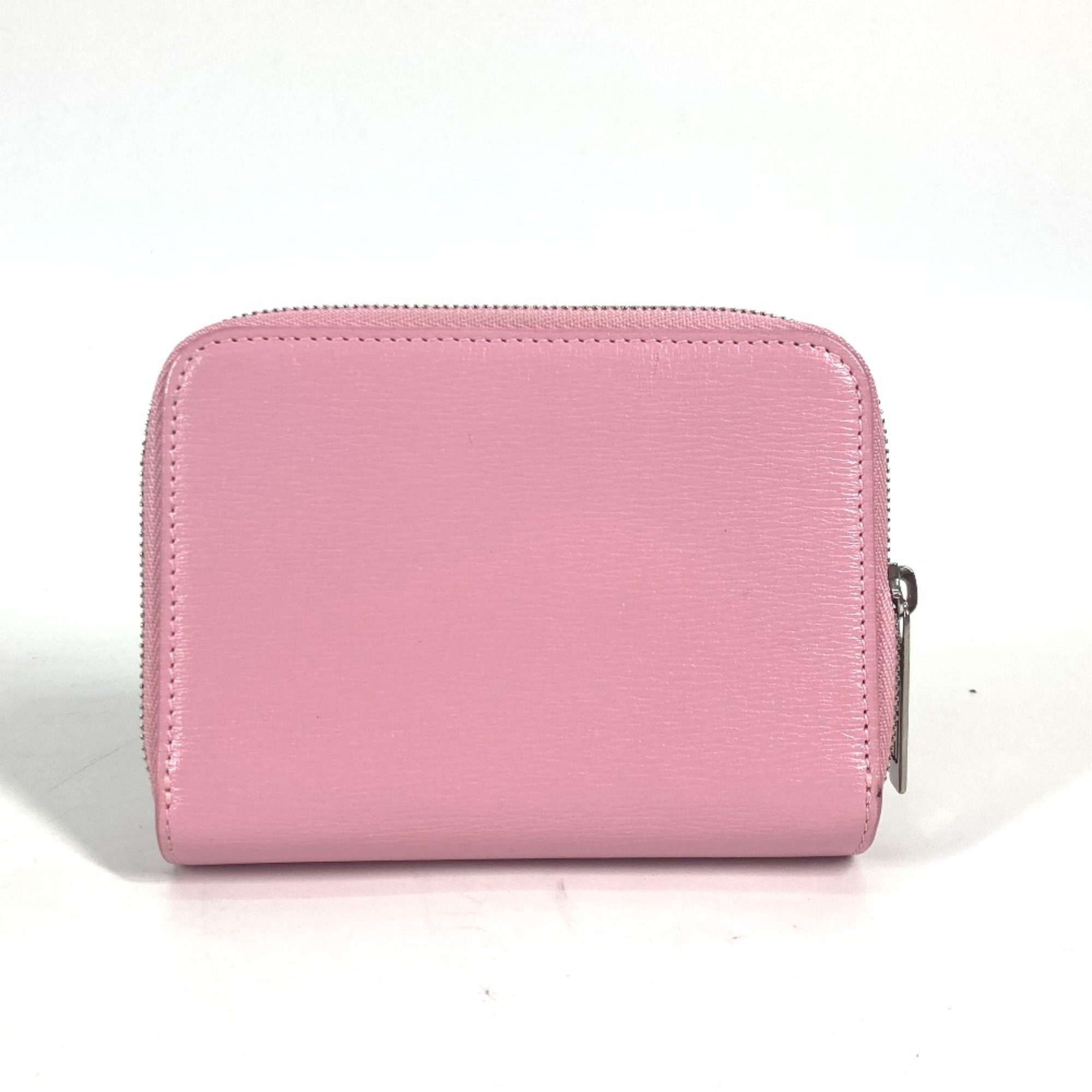 Balenciaga 674847 Compact wallet BB logo Folded wallet Light pink