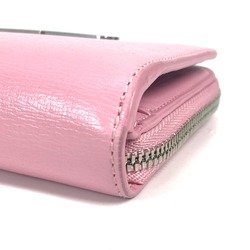 Balenciaga 674847 Compact wallet BB logo Folded wallet Light pink