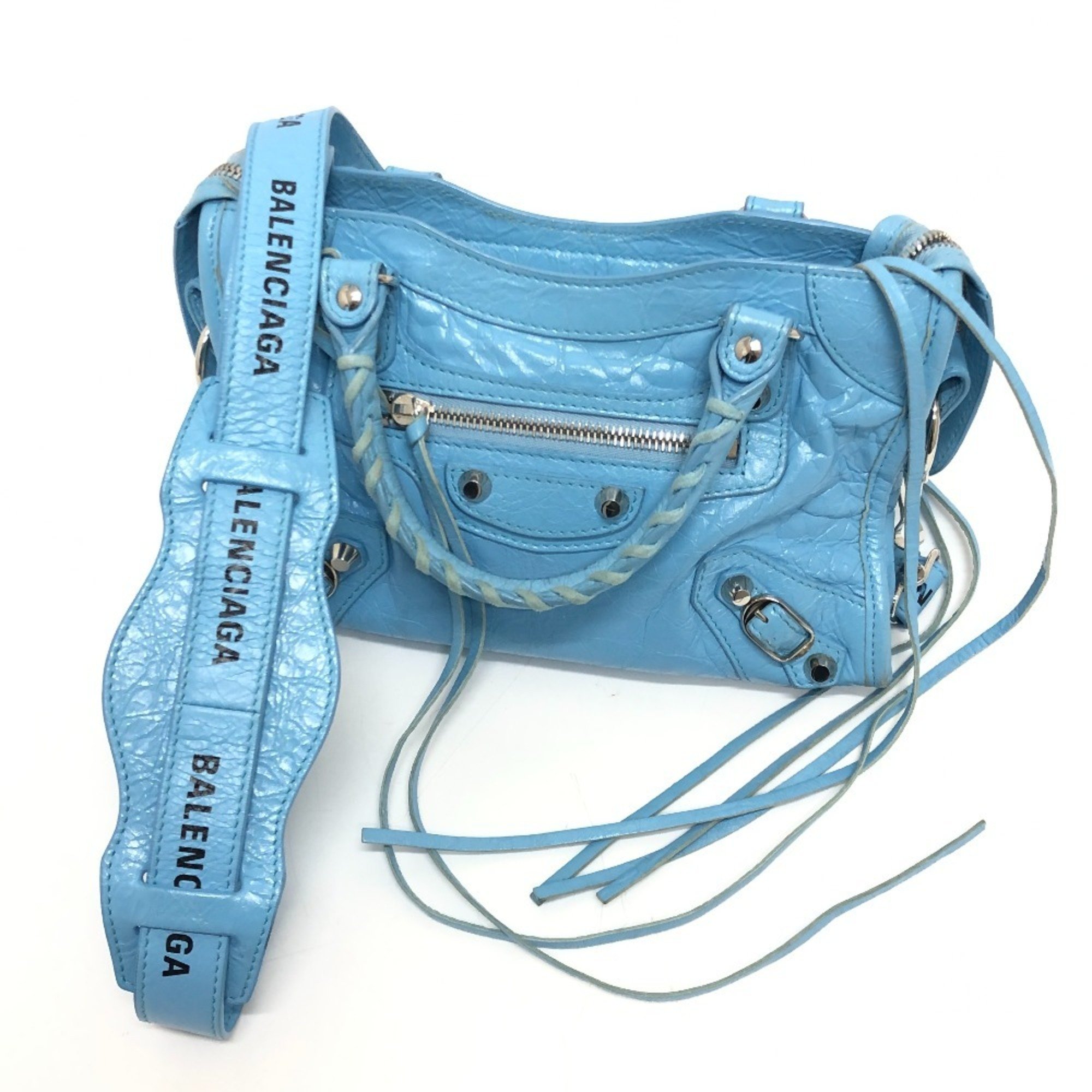 Light blue balenciaga bag hotsell