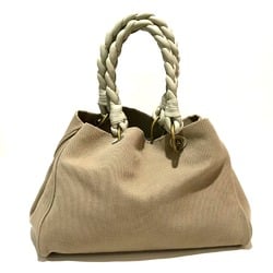 BOTTEGA VENETA 195976 Shoulder Bag bag shawl Tote Bag Beige Beige x Ivory