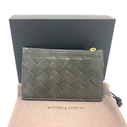 BOTTEGA VENETA Intrecciato Coin Compartment accessories coin purse Khaki Based