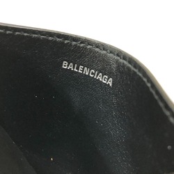 Balenciaga 593812 Flat IC case  business card holder Card Case Black