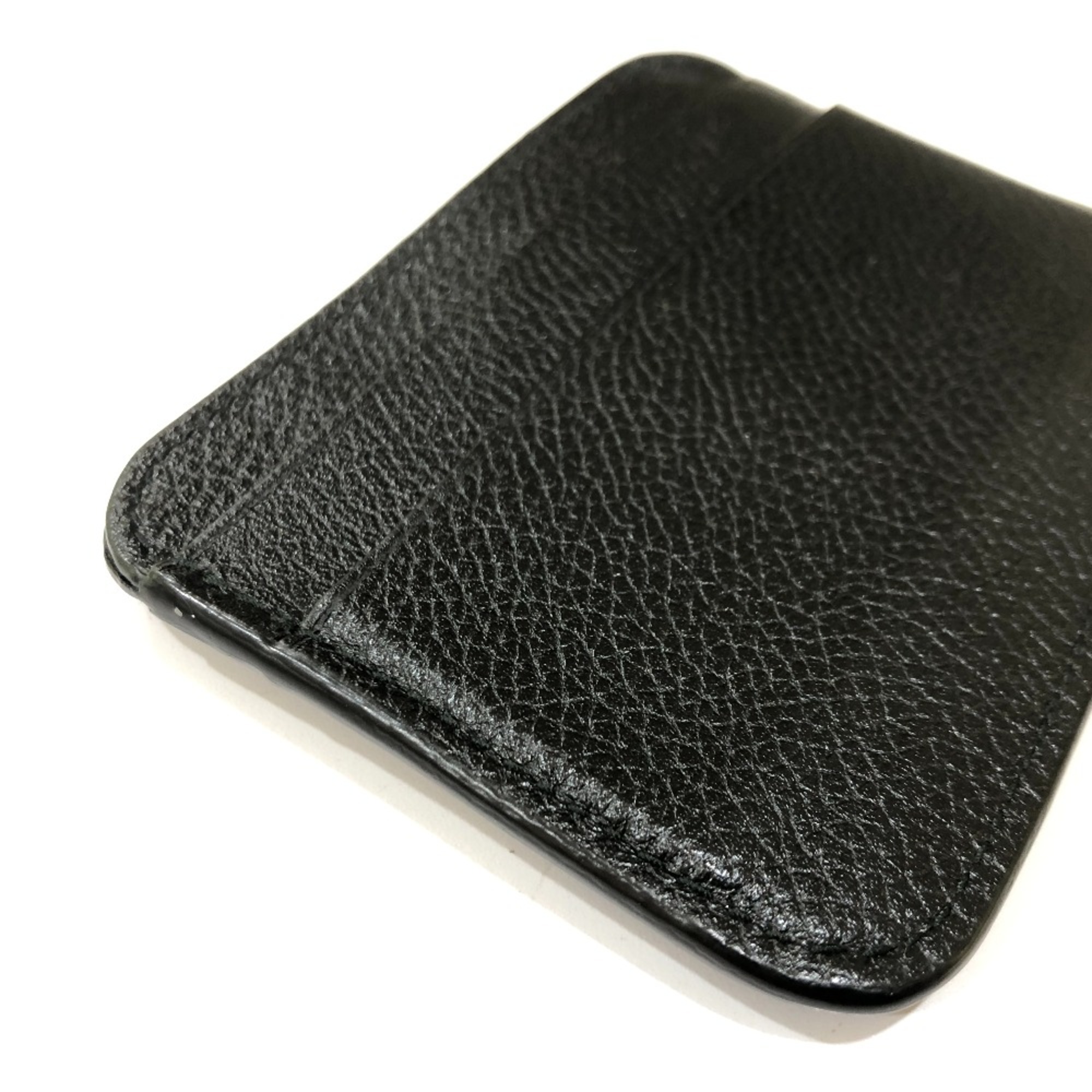 Balenciaga 593812 Flat IC case  business card holder Card Case Black