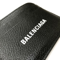 Balenciaga 593812 Flat IC case  business card holder Card Case Black