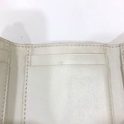 BOTTEGA VENETA Intrecciato Tiny Trifold wallet White