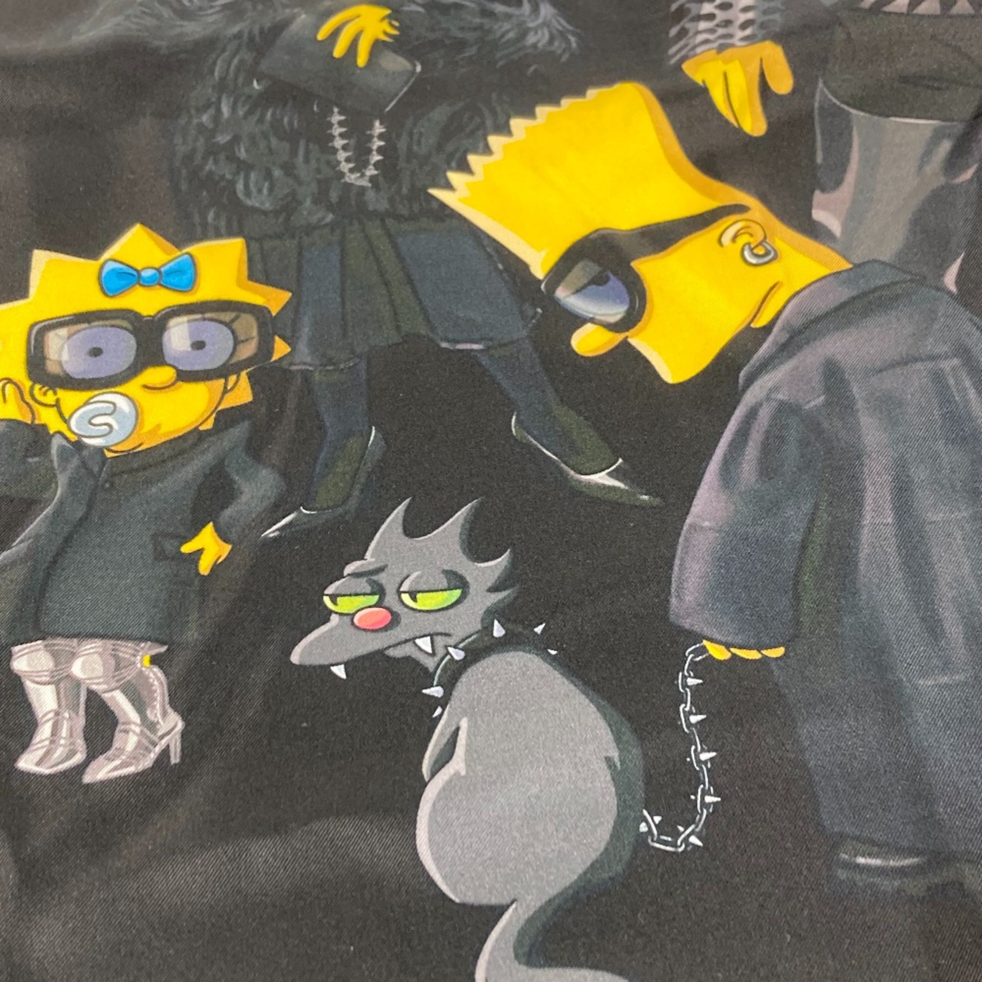 Balenciaga THE SIMPSONS Simpsons collaboration Scarf Black