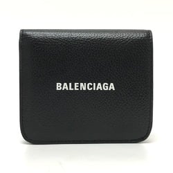 Balenciaga 594216 Compact wallet short wallet Folded wallet Black GoldHardware