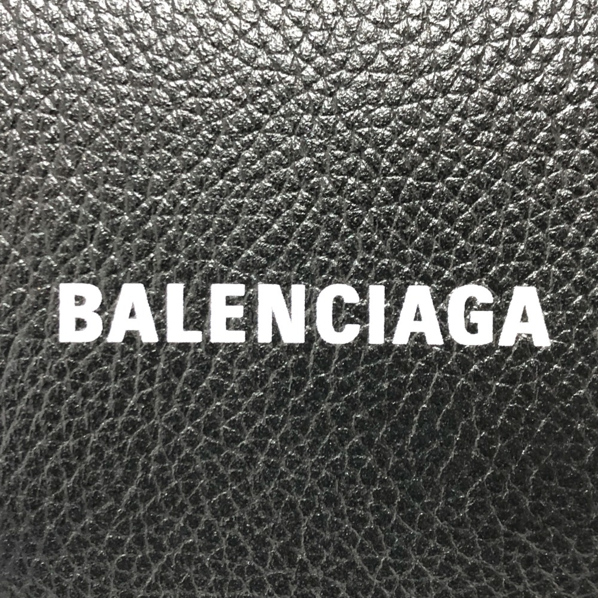 Balenciaga 594216 Compact wallet short wallet Folded wallet Black GoldHardware