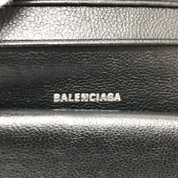 Balenciaga 594216 Compact wallet short wallet Folded wallet Black GoldHardware