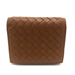 BOTTEGA VENETA Intrecciato Saif Trifold wallet Brown