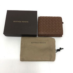 BOTTEGA VENETA Intrecciato Saif Trifold wallet Brown