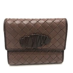 BOTTEGA VENETA Intrecciato Saif Trifold wallet Brown