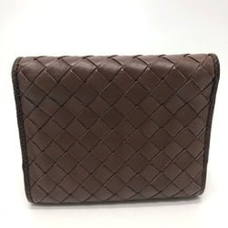 BOTTEGA VENETA Intrecciato Saif Trifold wallet Brown