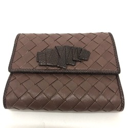 BOTTEGA VENETA Intrecciato Saif Trifold wallet Brown