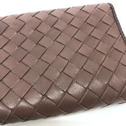 BOTTEGA VENETA Intrecciato Saif Trifold wallet Brown