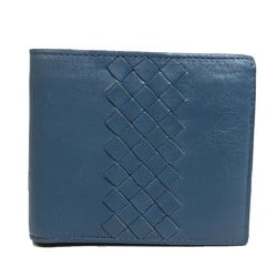 BOTTEGA VENETA Folded wallet Blue Based