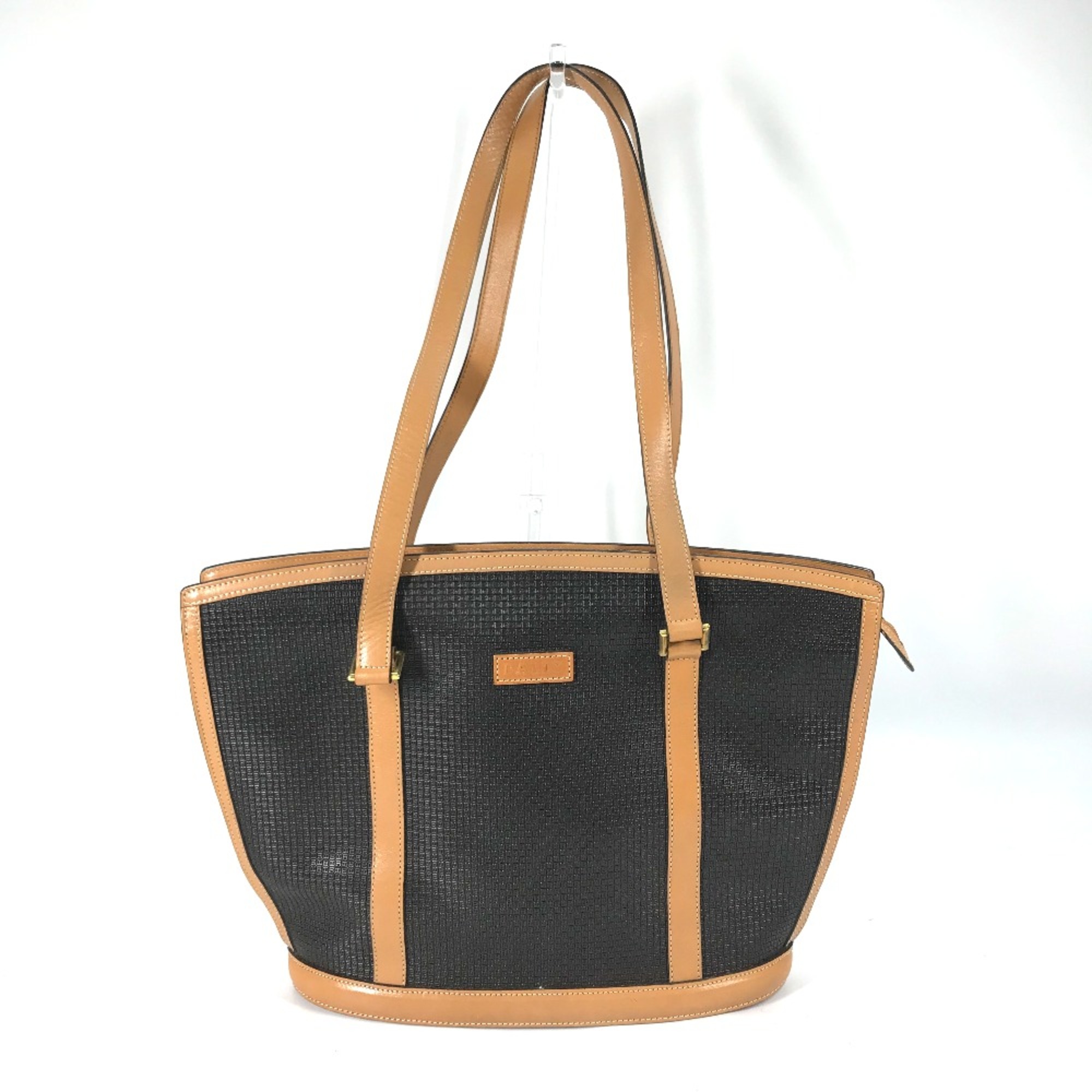 Barry logo Large bag Tote Bag Black Brown