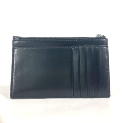 Balenciaga 664044 Coin Compartment Wallet Card Case coin purse Black