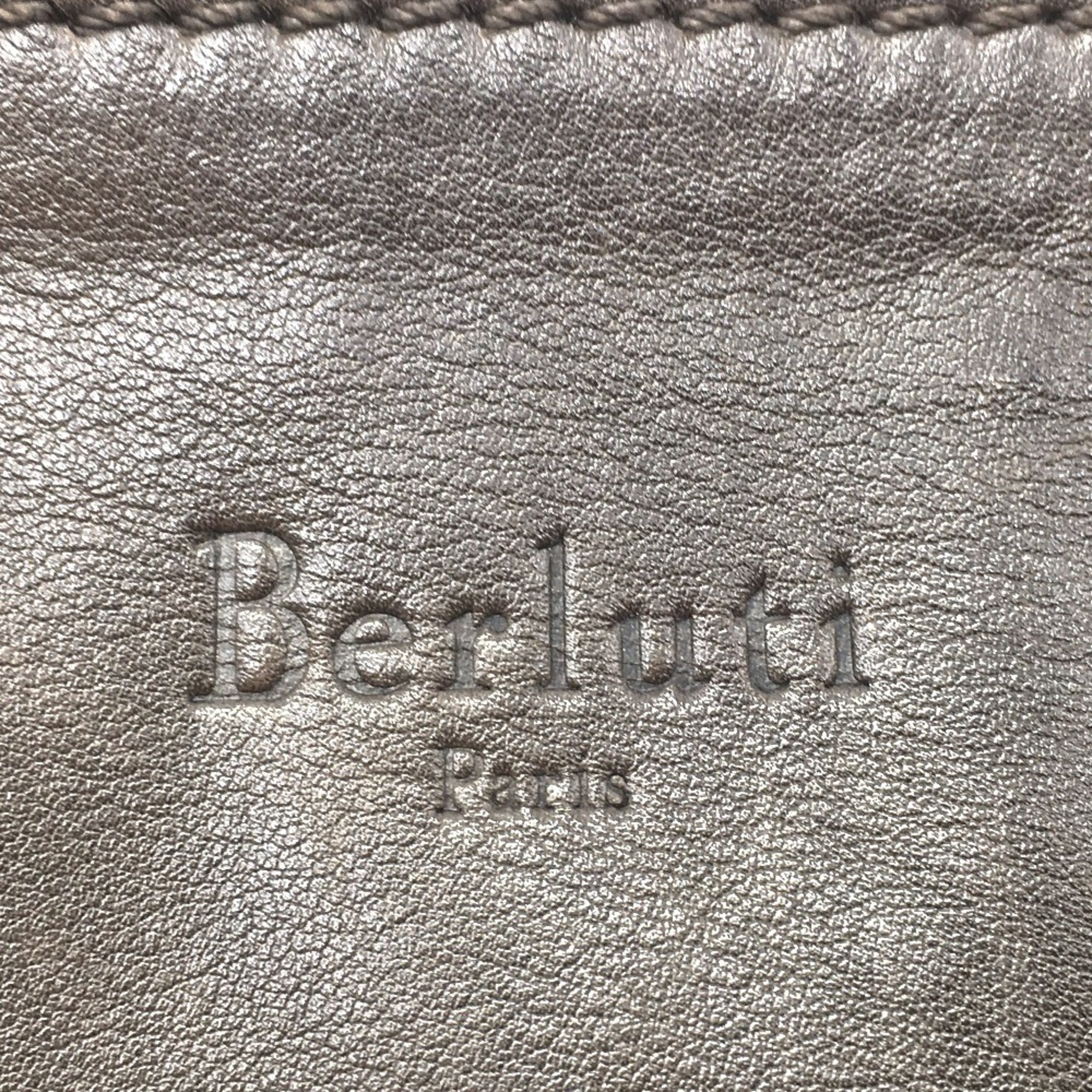 Berlutti Calligraphy Bag Cluch Bag Clutch bag BrownBased