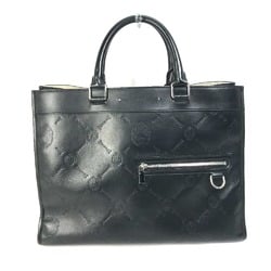 Berlutti logo 2WAY bag business bag Tote Bag Black