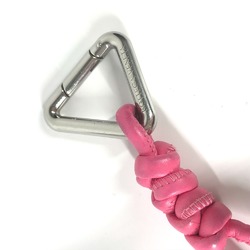 BOTTEGA VENETA Bag Charm Key Holder pink