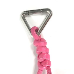 BOTTEGA VENETA Bag Charm Key Holder pink