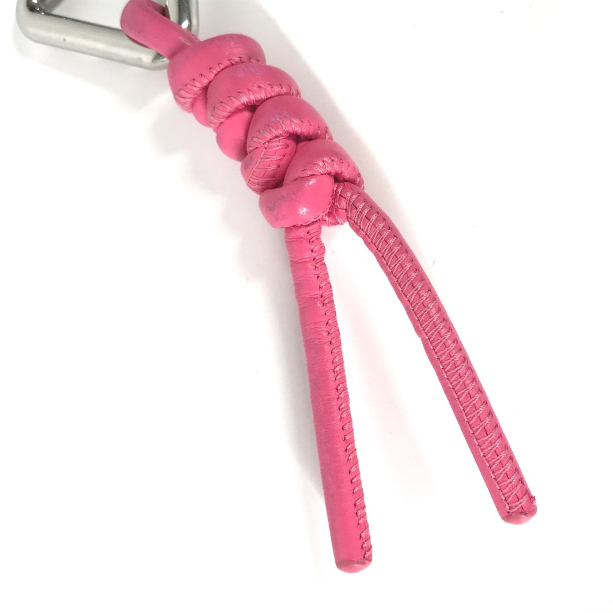 BOTTEGA VENETA Bag Charm Key Holder pink