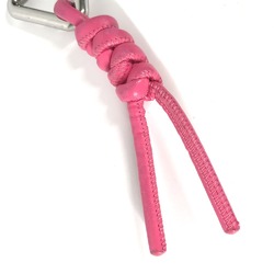 BOTTEGA VENETA Bag Charm Key Holder pink