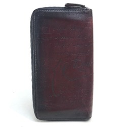 Berlutti Calligraphy Long wallet Long Wallet Brown Dark Brown /Black