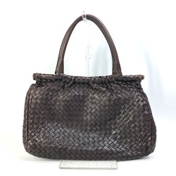 BOTTEGA VENETA 823197 Intrecciato Tote Bag Hand Bag Dark brown