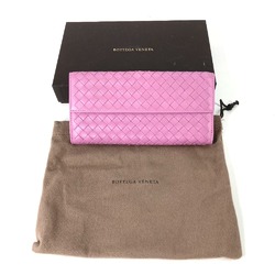 BOTTEGA VENETA Double Snap Long wallet Long Wallet Purple Based