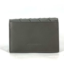 BOTTEGA VENETA 605720 Bifold Pass Case Card Case Card Case gray