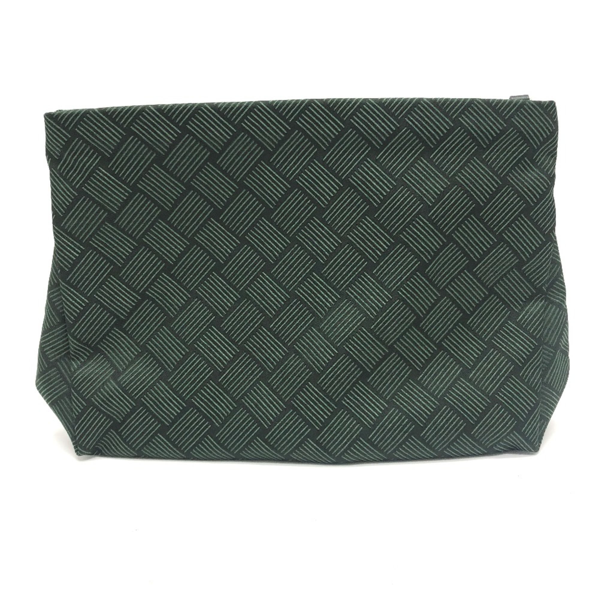 BOTTEGA VENETA Total pattern Intrecciato Bag Cluch Bag Clutch bag Green SilverHardware