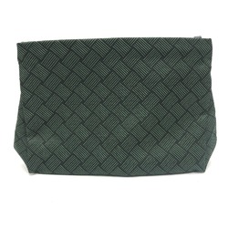 BOTTEGA VENETA Total pattern Intrecciato Bag Cluch Bag Clutch bag Green SilverHardware