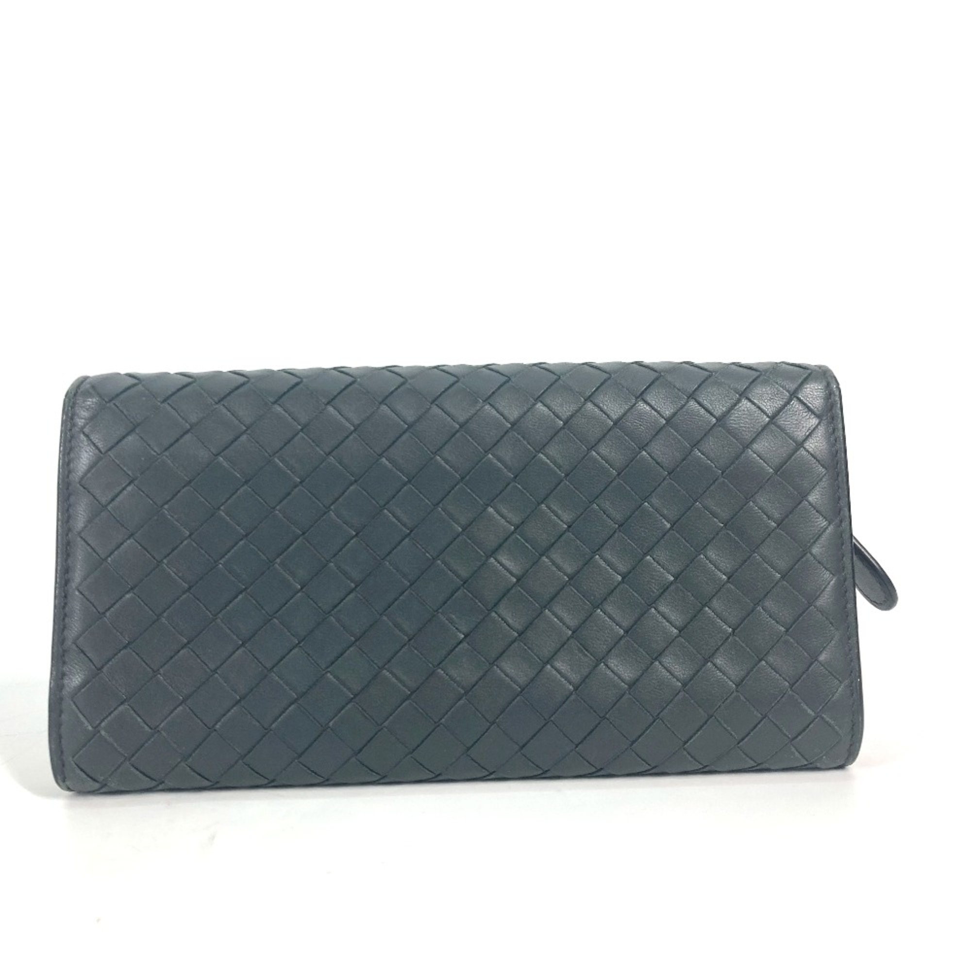 BOTTEGA VENETA Long wallet flap Long Wallet Gray Based