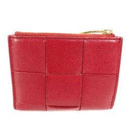 BOTTEGA VENETA Compact wallet Folded wallet wine-red