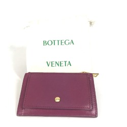 BOTTEGA VENETA Fragment case Wallet Coin Compartment Compact Wallet coin purse purple