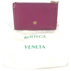 BOTTEGA VENETA Fragment case Wallet Coin Compartment Compact Wallet coin purse purple