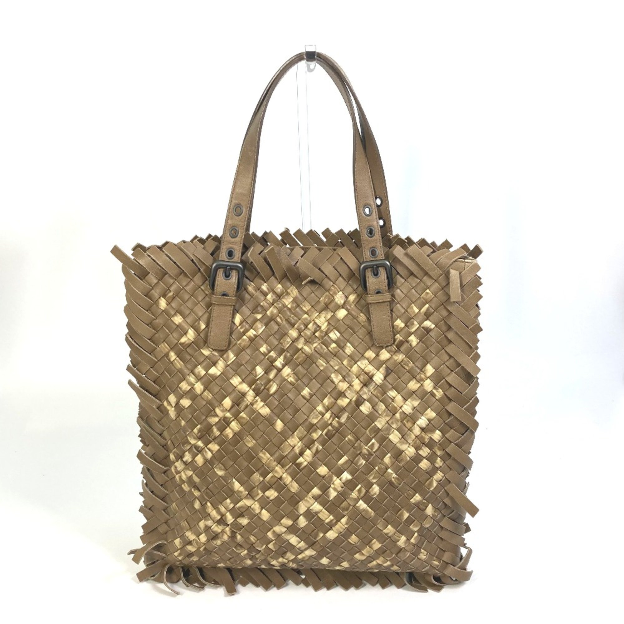 BOTTEGA VENETA 239898 Intrecciato Bag Tote Bag Beige