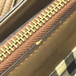 Burberry Inside check bag shawl Shoulder Bag Brown