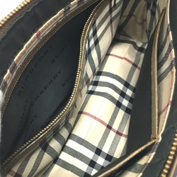 Burberry Inside check bag shawl Shoulder Bag Brown