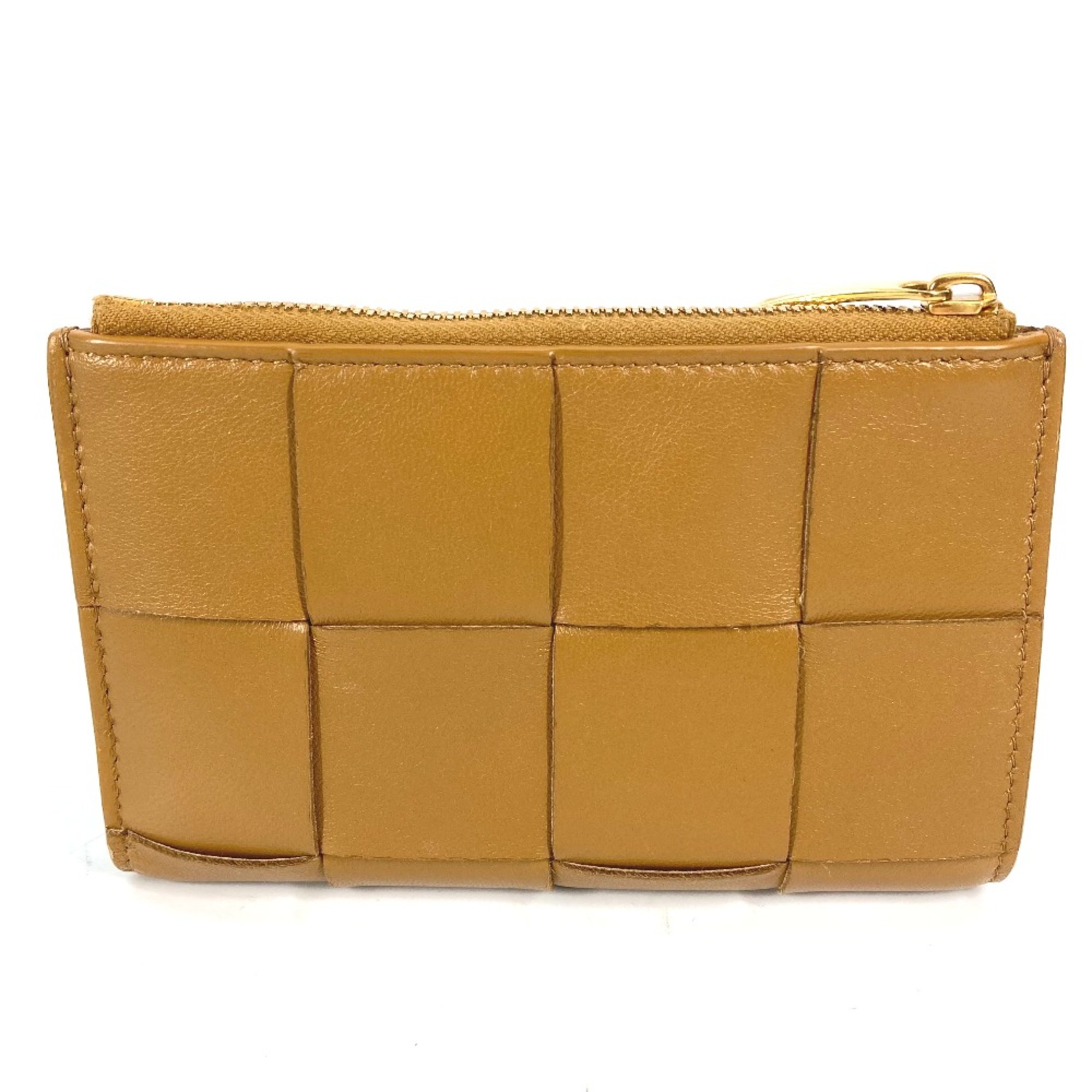 BOTTEGA VENETA 667130 Compact wallet Intrecciato Folded wallet Beige