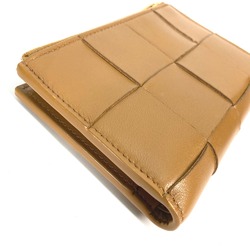 BOTTEGA VENETA 667130 Compact wallet Intrecciato Folded wallet Beige