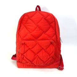 BOTTEGA VENETA 652188 Maxi Intrecciato bag Backpack Tomato Red