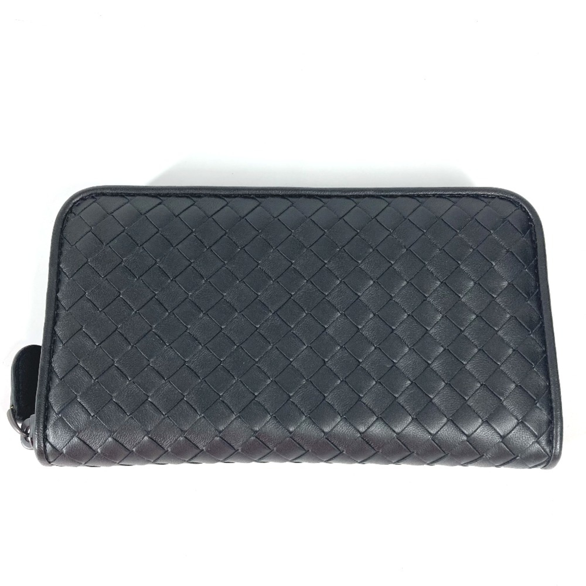 BOTTEGA VENETA Long wallet Zip Around Long Wallet Black